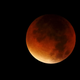 A supermoon is seen in the sky in Colmar, France, September 28, 2015. Sky-watchers around the world were treated when the shadow of Earth cast a reddish glow on the moon, the result of rare combination of an eclipse with the closest full moon of the year. The total "supermoon" lunar eclipse, also known as a "blood moon" is one that appears bigger and brighter than usual as it reaches the point in its orbit that is closest to Earth.